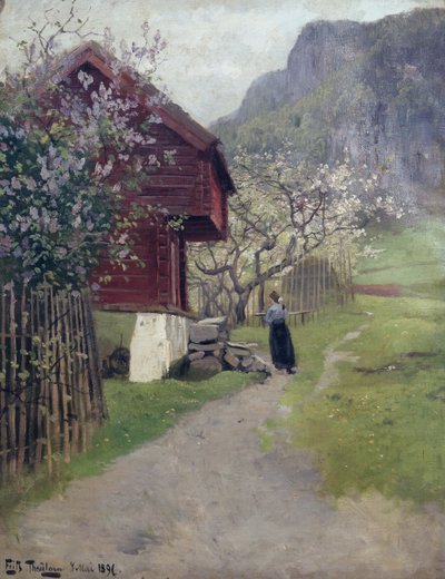 Aus Asker von Fritz Thaulow