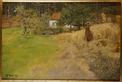 Heuernte, Stord, 1889 von Frits Thaulow
