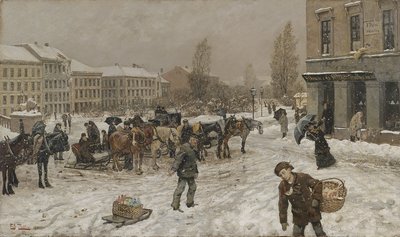 Stortingsplass von Fritz Thaulow