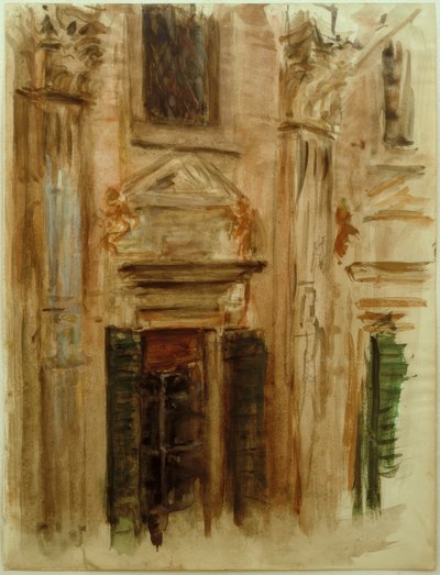 Architekturstudie von Fritz von Uhde