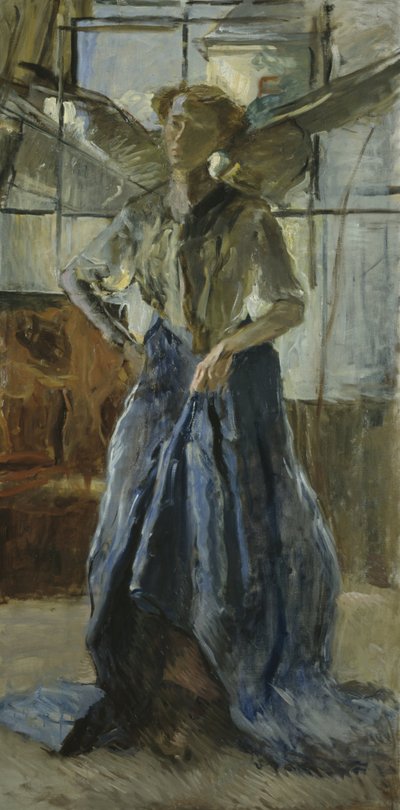 Engel im Atelier von Fritz von Uhde
