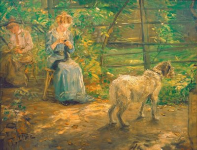In der Herbstsonne von Fritz von Uhde