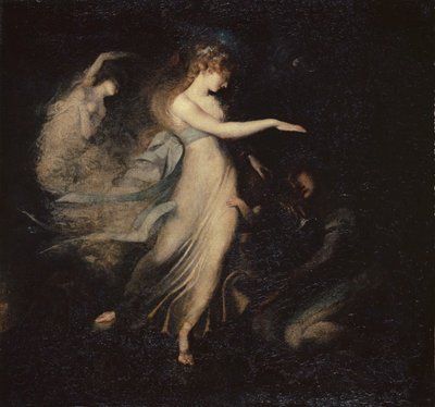 Die Feenkönigin erscheint Prinz Arthur, 1786-1788 von Füssli