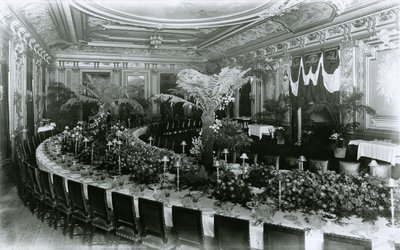Metropolitan Club Innenansicht von G.P. Hall und Sohn