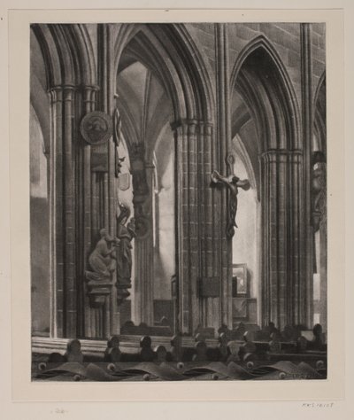 Kircheninterieur von G.V. Blom