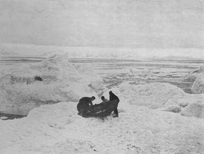 Start des Kinderwagens, ca. 1911, 1913 von G. Murray Levick