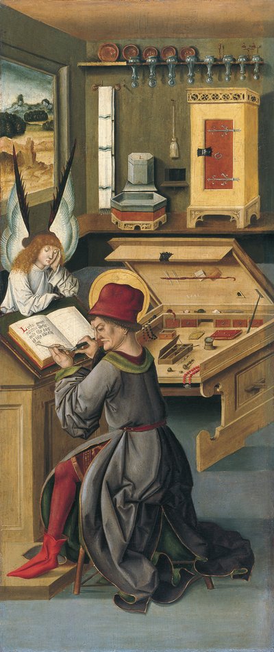 Heiliger Matthäus der Evangelist, 1478 von Gabriel Mälesskircher