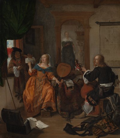 Eine musikalische Gesellschaft von Gabriel Metsu