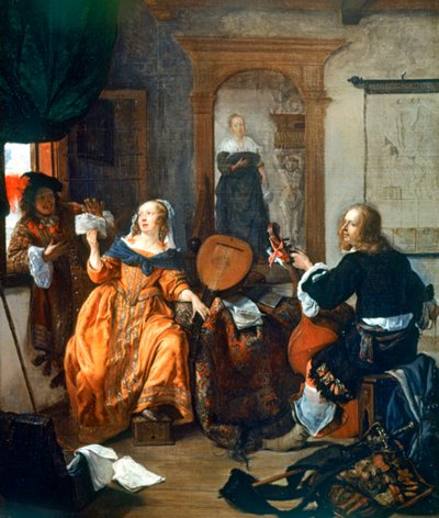 Eine musikalische Gesellschaft, 1659 von Gabriel Metsu