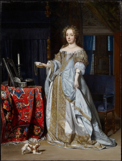 Porträt einer Dame von Gabriel Metsu