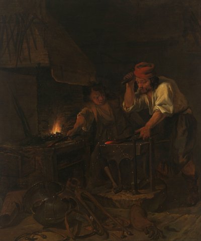 Der Waffenschmied von Gabriel Metsu