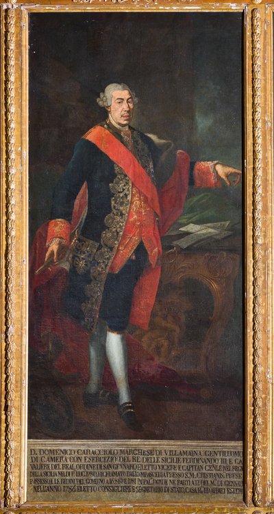 Vizekönig Domenico Caracciolo von Gaetano Mangano