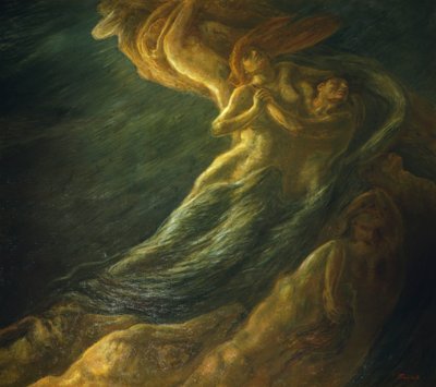 Paolo und Francesca von Gaetano Previati