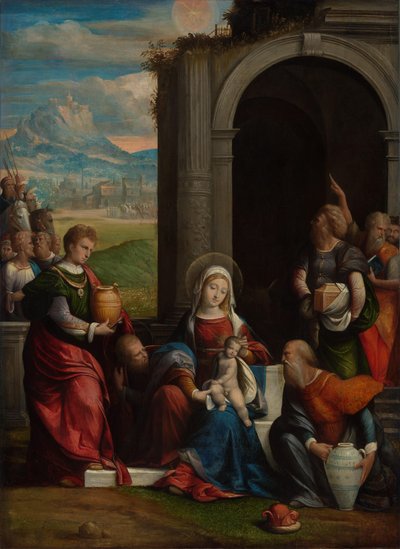 Die Anbetung der Könige von Garofalo