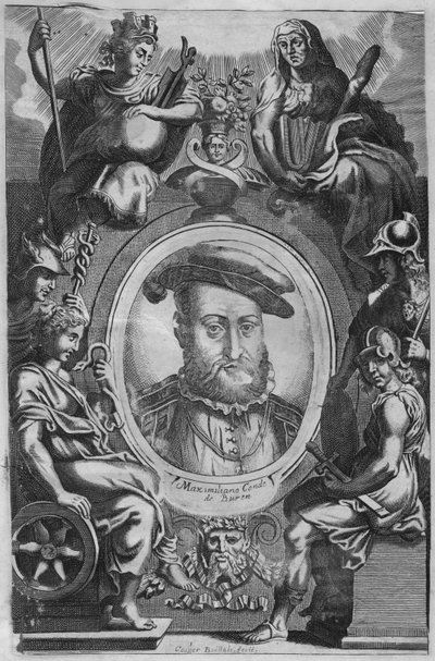Maximiliano Conde de Buren, Mitte-Ende des 17. Jahrhunderts von Gaspar Bouttats