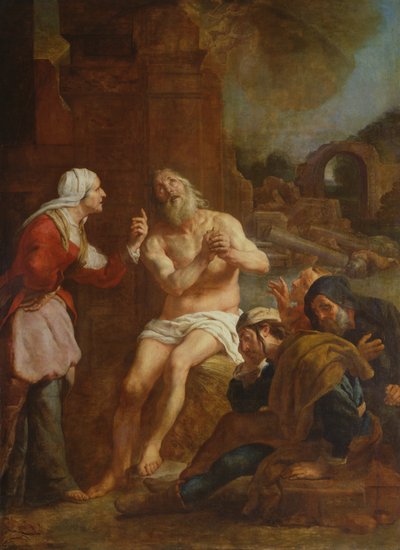 Hiob konfrontiert mit Widrigkeiten, 1619 von Gaspar De Crayer