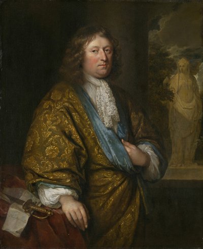 Porträt eines Gentlemans von Gaspar Netscher