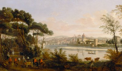 Ansicht von Florenz von Gaspar van Wittel
