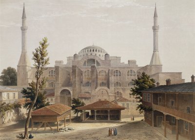 Hagia Sophia, Konstantinopel, veröffentlicht 1852 von Gaspard Fossati