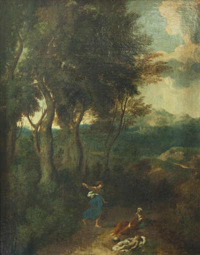 Hagar und Ismael von Gaspard Poussin Dughet