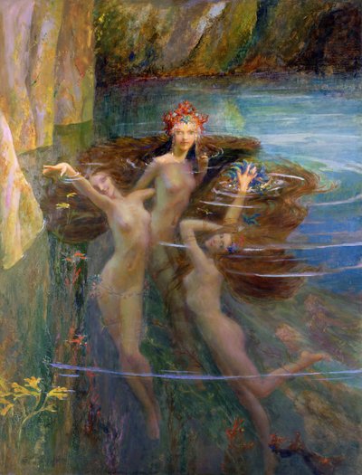 Wassernymphen von Gaston Bussiere