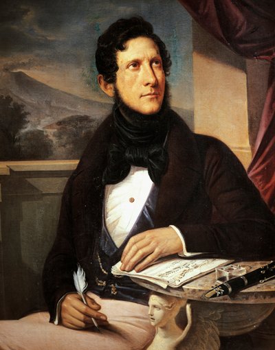 Porträt von Gaetano Donizetti (Bergamo) von Gennaro Ruo