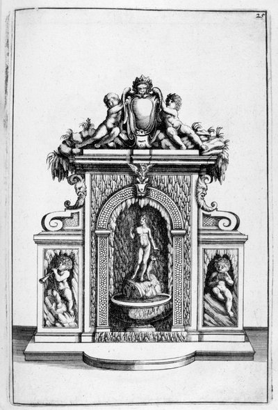 Brunnenentwurf, 1664 von Georg Andreas Bockler