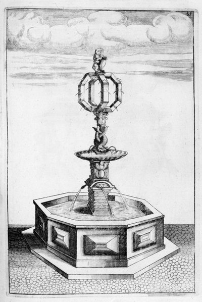 Brunnenentwurf, 1664 von Georg Andreas Bockler