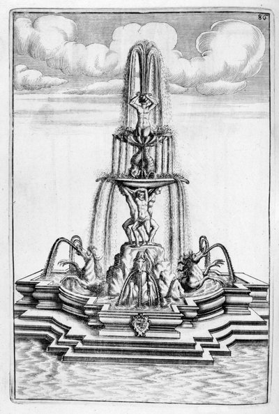 Brunnenentwurf, 1664 von Georg Andreas Bockler
