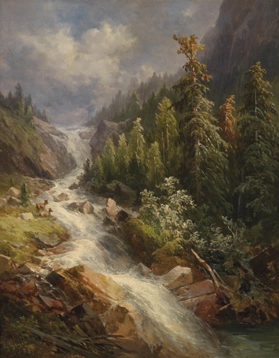 Stalbachfall am Grundlsee von Georg Geyer