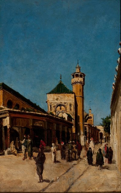 Straße in Tunis von Georg Grimm