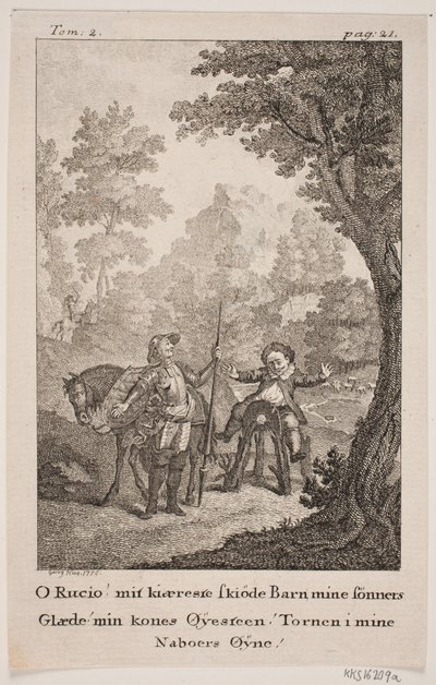 Illustration zu Don Quixote von Georg Haas