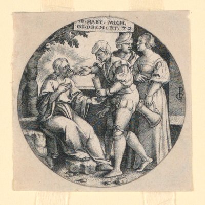 Christus im Garten von Georg Pencz