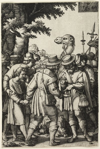 Joseph wird von seinen Brüdern verkauft von Georg Pencz