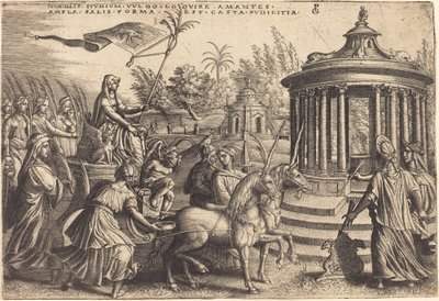 Der Triumph der Keuschheit von Georg Pencz
