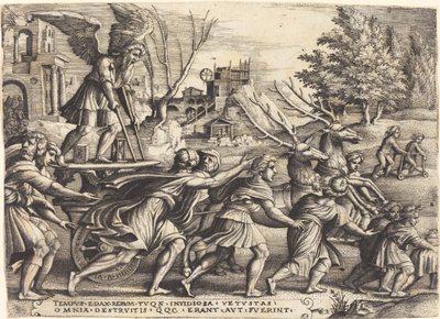 Der Triumph der Zeit von Georg Pencz