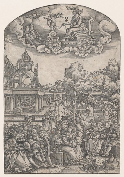Venus, von den sieben Planeten von Georg Pencz