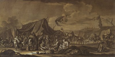 Militärlager, 1694 von Georg Philipp I Rugendas