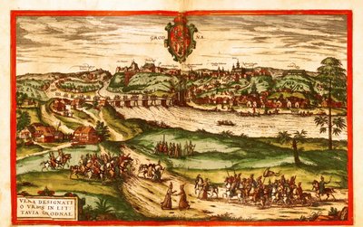 Grodno, Polen von Georg and Hogenberg Franz (1535 90) Braun