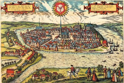 Kiel, Deutschland von Georg and Hogenberg Franz (1535 90) Braun