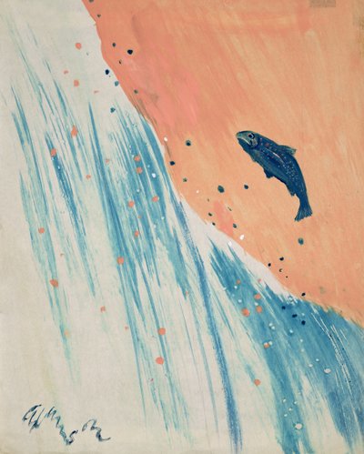 Lachssprung von George Adamson