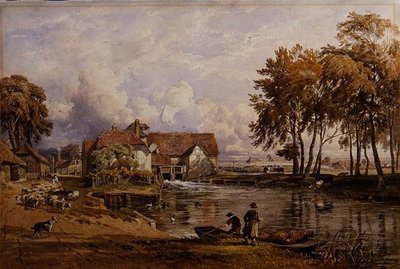 Streatley Mühle: An der Themse von George Arthur Fripp