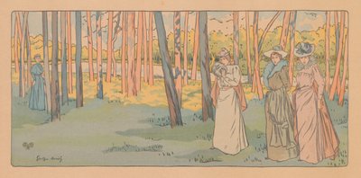 Spaziergang im Wald von George Auriol