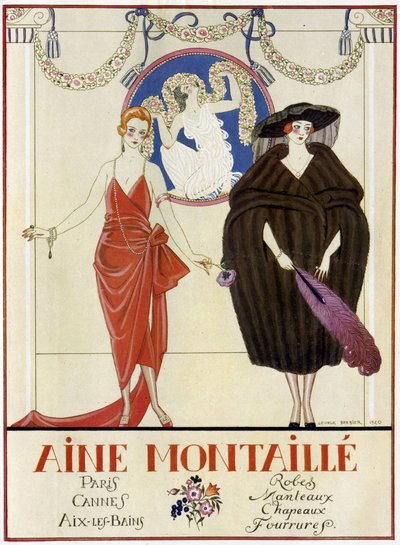 Aine-Montaillé, 1920 von George Barbier