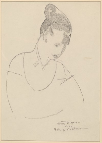 Elsie Speicher [verso] von George Bellows