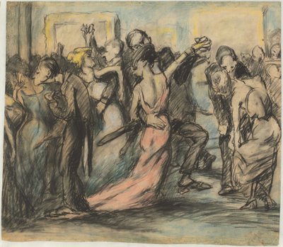 Gesellschaftsball [Rückseite] von George Bellows