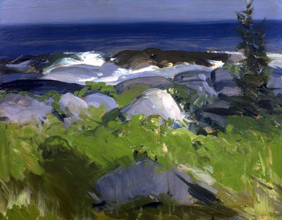 Weinbewachsene Küste--Monhegan Island von George Bellows