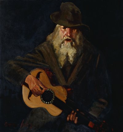Der Landstreicher-Musiker von George Benjamin Luks