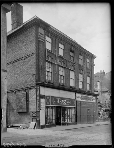 5-5A Fleet Street, Coventry, 1941 von George Bernard Mason