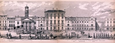 Panorama von London, 1849 von George C Leighton